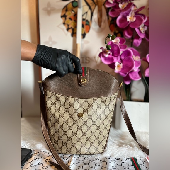 #014 SOLD🔥Gucci Beige and Brown Women's Bag - Picture 13 of 14
